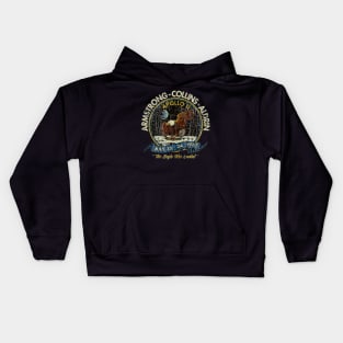 Vintage Moon Landing Apollo 11 1969 Kids Hoodie